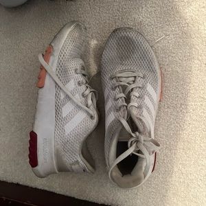 Adidas white sneakers